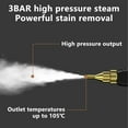 thumbnail image 5 of Portable Handheld Steam Cleaner, 2500W High Temperature Pressurized Steam Cleaning Machine with Brush Heads for Kitchen Furniture Bathroom Car, 5 of 8