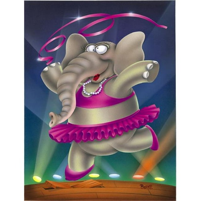 Carolines Treasures APH0249GF Elephant Ballerina Flag Garden Size