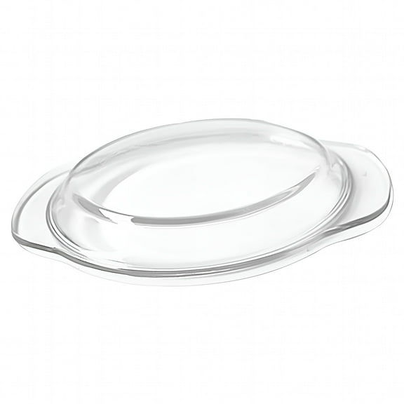 BPPEG Clear Glass Microwave Splatter Cover Plate Lid for Microwaving and Steaming Kitchen Cooking Accessory