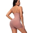 thumbnail image 3 of Womens Tummy Control Shapewear Bodysuit Firm Body Briefer Seamless One Piece Body Shaper Slimmer, 3 of 6