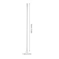 thumbnail image 2 of HOOWIFFY 2Pcs Carbon Steel Telescopic Rod Adjustable for Homeowners Bathroom, 2 of 8