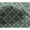thumbnail image 5 of oneOone Viscose Chiffon Dark Green Fabric Block Sewing Material Print Fabric By The Yard 42 Inch Wide, 5 of 6