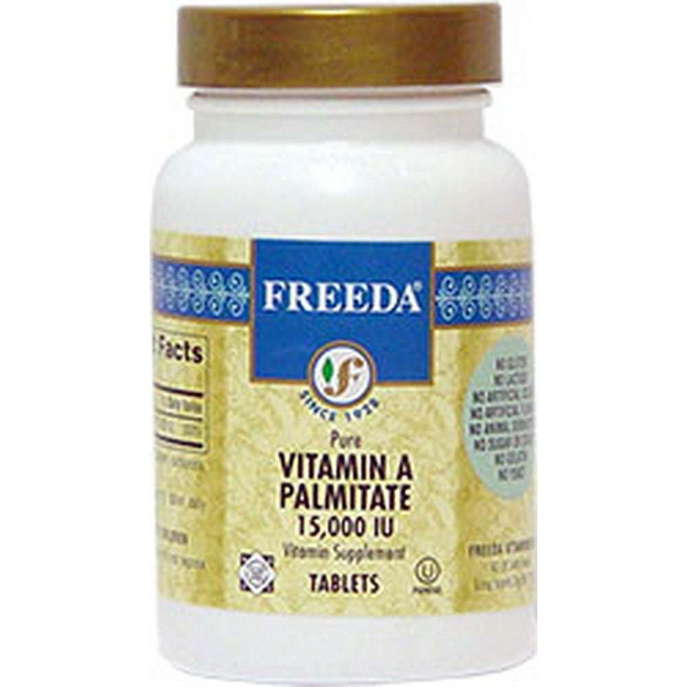 Freeda Kosher Vitamin A Palmitate 15,000 I.U. 250 Tablets Walmart