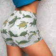 thumbnail image 2 of Sikiie Cute Turtle Print Workout Shorts Women Scrunch Butt Gym Shorts Seamless High Waist Tummy Control Yoga Biker Athletic Shorts, 2 of 5