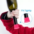 thumbnail image 3 of Uxcell Silicone Wine Stoppers, Reusable Bottle Cover Wine Corks Bottle Caps Wine Saver Seal Keep Fresh for Beer Beverage Drink Rose, 3 of 7
