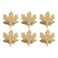 thumbnail image 1 of Miangastore Golden Stainless Steel Napkin Rings 6Pcs 2.36x2.16x1.77in, 1 of 9