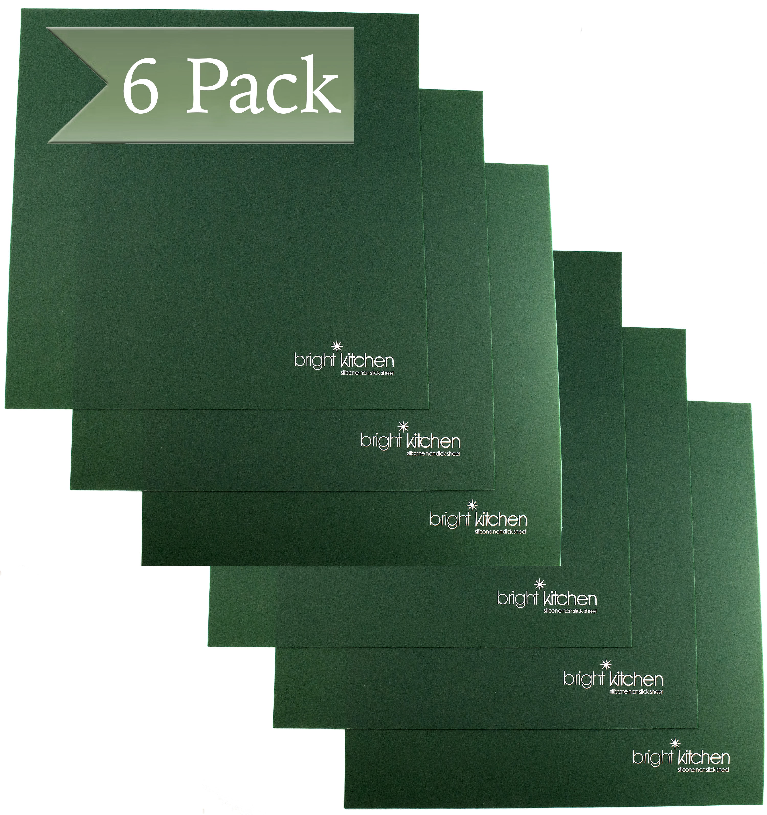 Set of 6 14" x 14" Silicone Sheets for Excalibur Dehydrator Bright