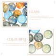 thumbnail image 3 of Miangastore 100Pcs Luminous Glass Craft DIY Gemstone Round Planet Patches Jewelry Making Gemstone, 3 of 8