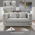 thumbnail image 3 of Rophefx Mid Century 2-Seater Sofa Couch for Bedroom, Living Room, Lounges, Office, Apartment, 3 of 7
