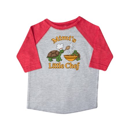 

Inktastic Mimi s Little Chef with Cute Turtles Gift Toddler Boy or Toddler Girl T-Shirt