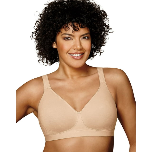 Playtex Womens 18 Hour Cotton Stretch Ultimate Lift and Support Wirefree Bra, 42