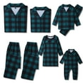 thumbnail image 2 of URMAGIC Christmas Family Matching Button Down Pajamas Forest Plaid Jersey Jammies, 2 of 14