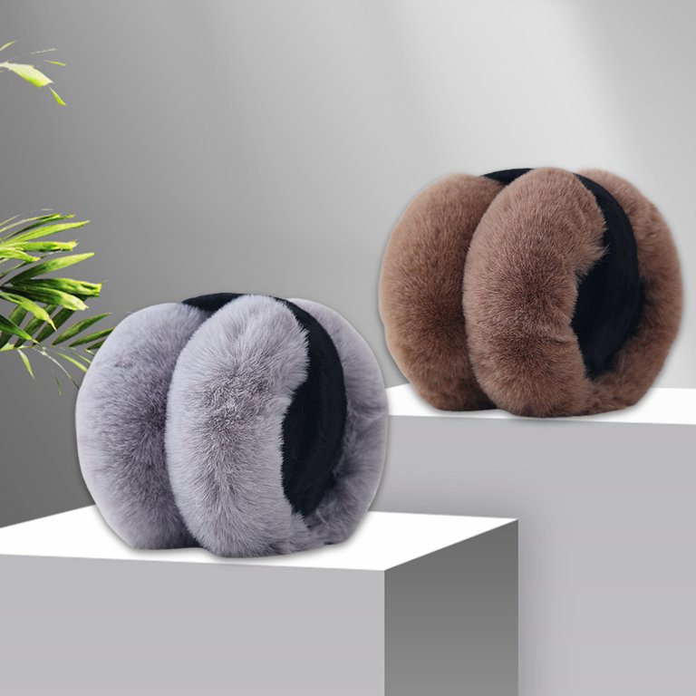 Winter Ear muffs Faux Fur Warm Earmuffs Cute Foldable  display picture 1