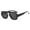 Black, variant on Classic Round Sunglasses For Women Men Shades Large Frame