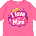 thumbnail image 4 of Inktastic I Love My Mimi Grandma Girls Long Sleeve Toddler T-Shirt, 4 of 5
