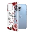 thumbnail image 2 of WIRESTER Soft TPU Clear Case Slim Protective Cover for Apple iPhone 13 Pro Max 6.7" 2021, Christian Quotes Psalm 46:10, 2 of 3