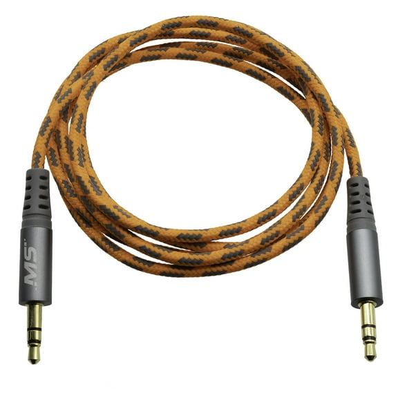 MobileSpec HiVis 4ft Aux Cable Orange