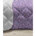 thumbnail image 3 of Mosaic Down Alternative Comforter, Polygonal Art Modern Times Layout in Minimalistic Colors, Microfiber Quilt for All Season, 5 Sizes, Yellow Charcoal Grey, by Ambesonne, 3 of 3
