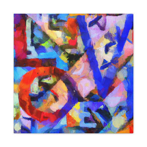 Love Letters in Abstract - Canvas