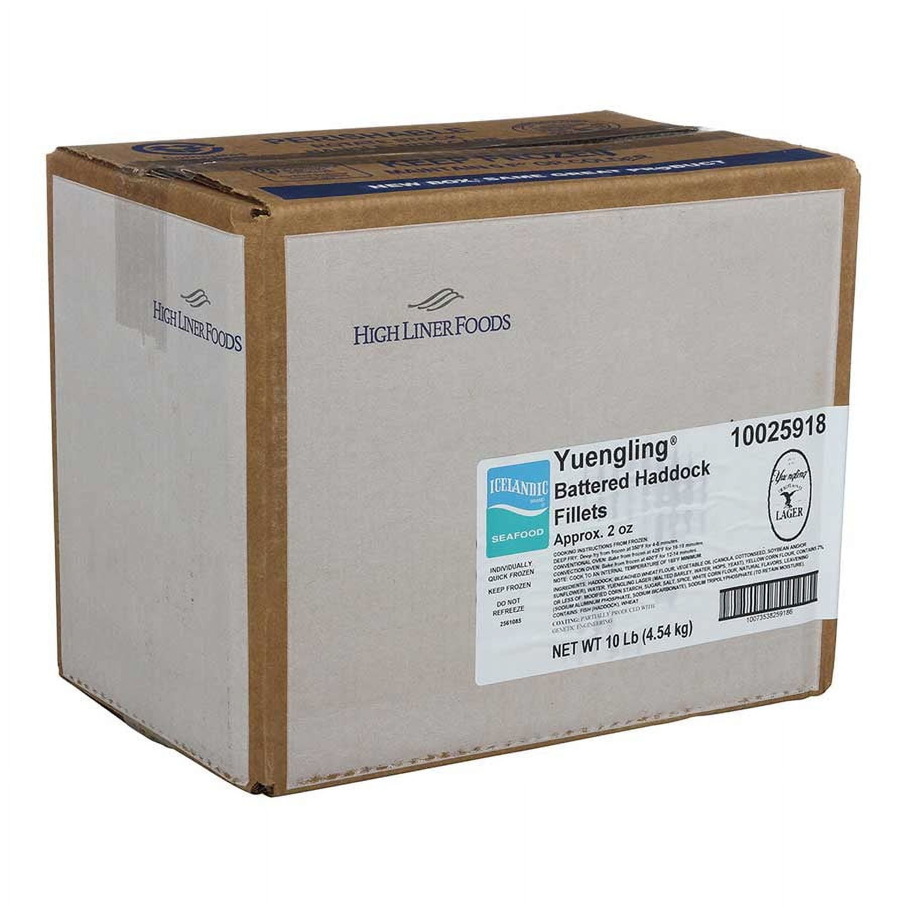 High Liner Yuengling Battered Haddock Fillets (PACK OF 10 POUND)