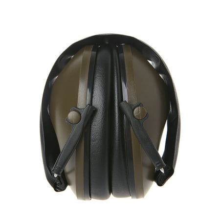 

Whigetiy Comfortable Headset Noise Blocking Ear Muffs Foldable for Rest Military Shooting