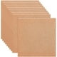 thumbnail image 1 of 10 Tableros de Corcho y Posavasos Cuadrados de 30x30 cm (12x12 pulgadas), 2 mm de Grosor, Corcho Marrón Arena Aislante para Decoración de Paredes y Manualidades, 1 of 9