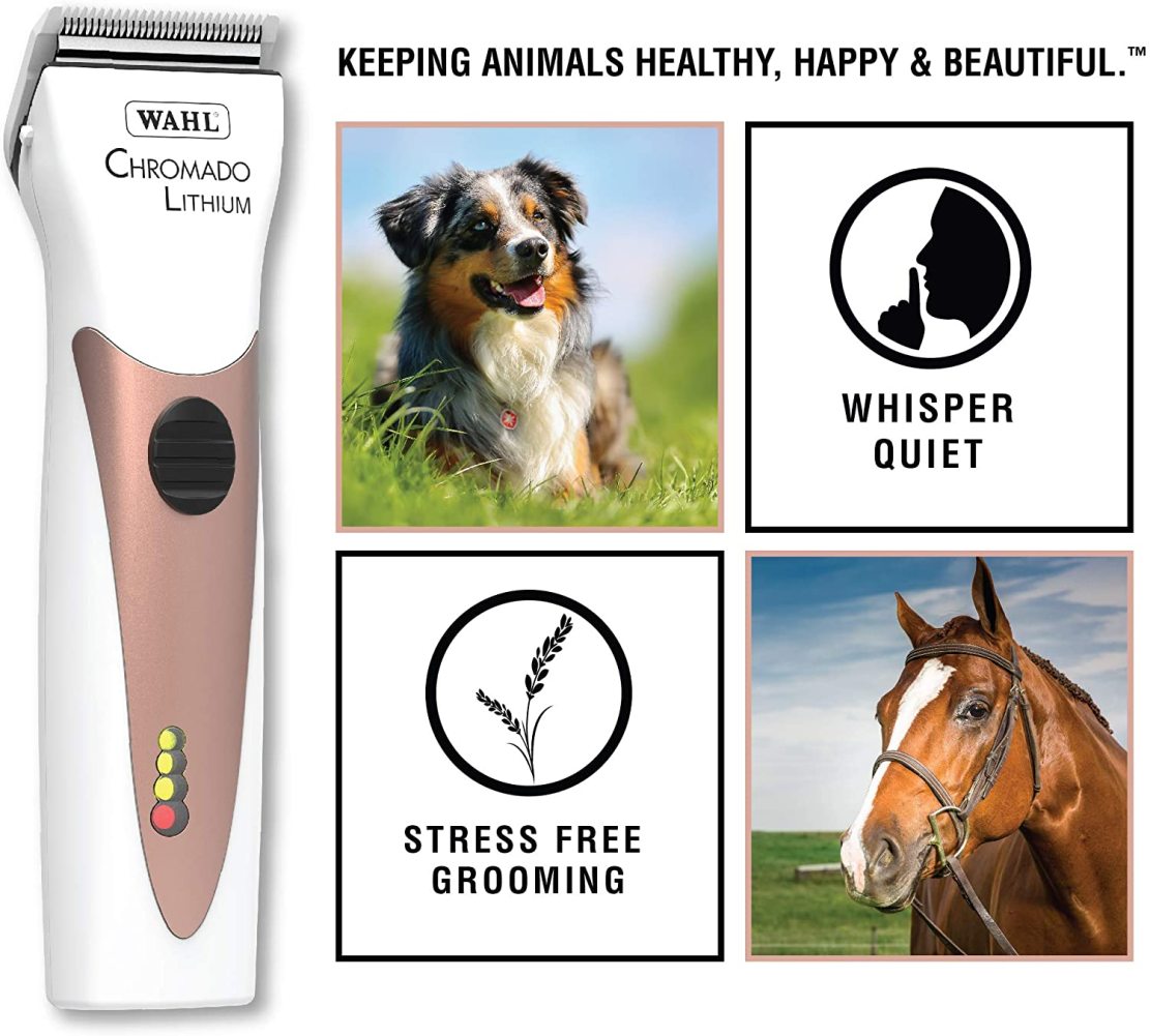 Wahl Professional Animal Chromado Lithium Pet, Dog, Cat, & Horse