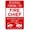 Warning Sign 6, variant on Reserved Parking for Fire Chief Tin Sign - 8"x12", Wall Decor for Home, Farm, Club, Fire Station Zones, Parking Areas