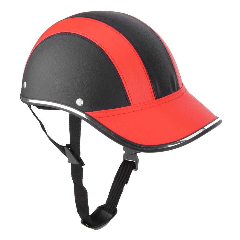 Mgaxyff Universal Lightweight Motorcycle Half Face Helmet Cycling Safety Hat Baseball Cap