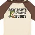 thumbnail image 4 of Inktastic Paw Paw's Fishing Buddy Boys Long Sleeve Baby Bodysuit, 4 of 5