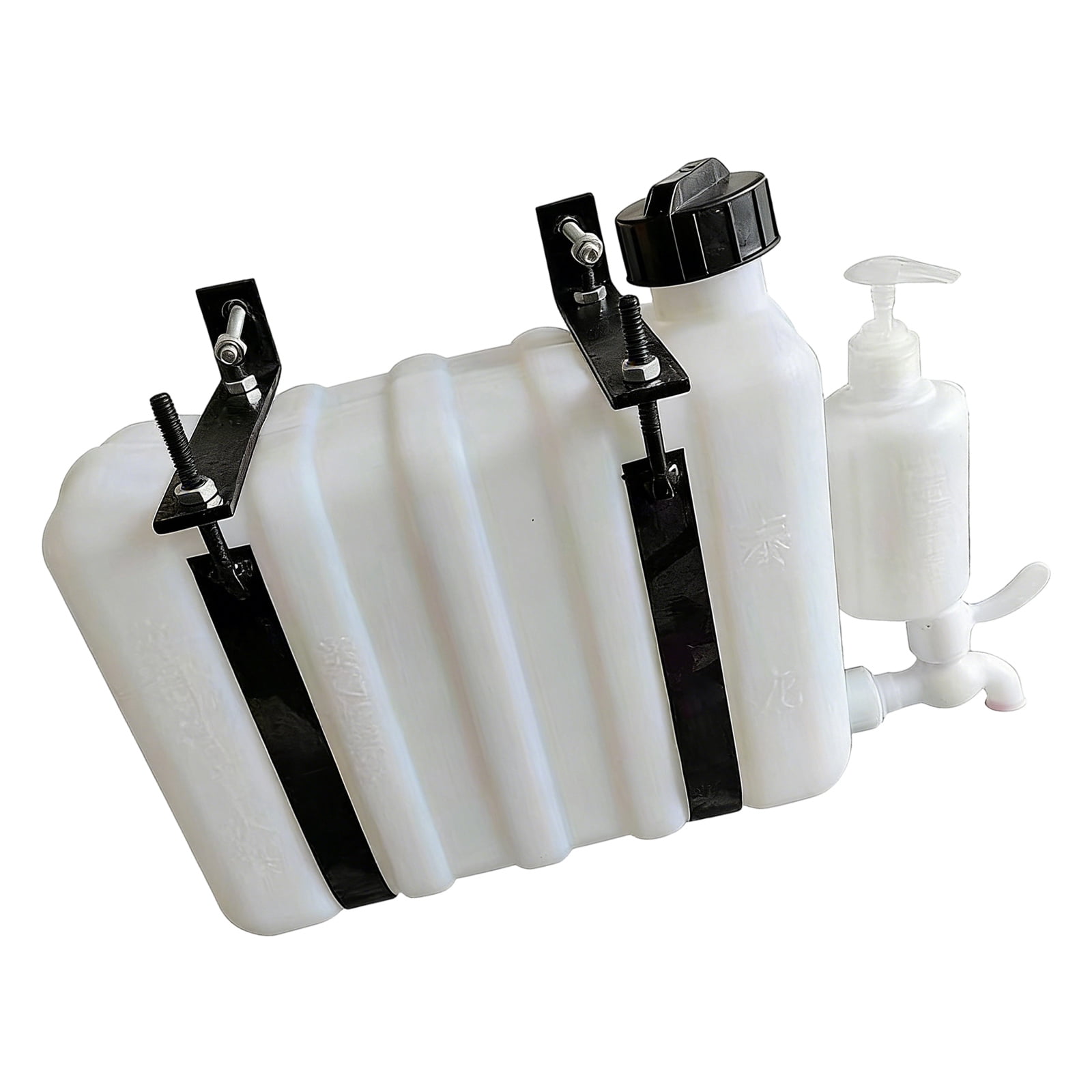 9L Capacity Portable Water Tanks with Faucet For Truck Driver Outdoor Hand Cleaning And Dish Washing Easy Quick Setup