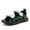 Green, variant on Boys Sandals for Everyday Outdoor Durable Design Summer Footwear for Active Kids Easy and Stylish Comfort,11.5-12 Years