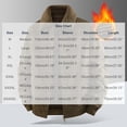 thumbnail image 2 of Ceisia Men's Reversible Sherpa Lined Cotton Trucker Jacket Fleece Collar Loose Fit Multi Pocket Warm Outer Coat Gift, 2 of 5