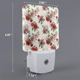 thumbnail image 2 of Naloa Rose Flowers Night Lights Plug into Wall, Dusk to Dawn Sensor Warm White Led Night Light 0.5W, Nightlight suit for Adults, Bedroom, Bathroom, Hallway, Kitchen, 2 of 5