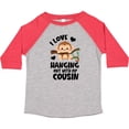 thumbnail image 3 of Inktastic Monkey I Love Hanging out with My Cousin Boys or Girls Toddler T-Shirt, 3 of 5