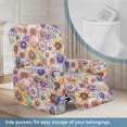 thumbnail image 3 of Yuyamidu Boho Reclining Chair Covers 4 Pieces Floral Print Recliner Covers That Stay in Place Non Slip Lazyboy Cover for Recliner Chair Washable Furniture Protector, 3 of 8