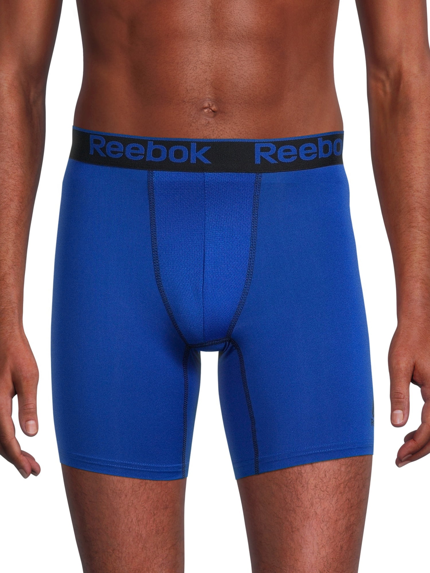 Reebok Men's Pro Series Performance Long Leg Boxer Brief, 7.5-Inch, 3-Pack  