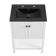 thumbnail image 6 of Modway Steam 24" Bathroom Vanity in White Black, 6 of 9