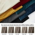 thumbnail image 7 of Bedroom Curtains Heavy Velvet, Room Darkening Privacy Window Curtains, Soft Durable Velvet Backdrops for Sliding Door Living Room, Taupe, W52 x L96 inches, 2 Panels Set, 7 of 7