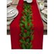 thumbnail image 1 of Christmas Tree Pine Needles Candy Bow Table Runner Wedding Decor Table Cover Christmas Decoration Holiday Party Tablecloth, 1 of 3
