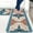 Blue Boho, variant on Kitchen Mats 2 PCS Boho Floral Kitchen Rugs Colorful Flowers Kitchen Rug Set Washable Non Slip Anti Fatigue Kitchen Rugs and Mats, 17.3"x30"+17.3"x47"