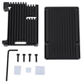 thumbnail image 1 of Wchiuoe Motherboard Cooling Shell Box Set Black Aluminum Alloy Fit For Raspberry Pi 3rd Model B 2b/3b+ Heat Dissipation Shell Black Without Fan, 1 of 8