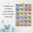 thumbnail image 3 of GZHJMY Clipboard for Classrooms Office Butterfly Set Plastic Clipboard Standard Letter Size A4 Clipboard with Low Profile Metal Clip Decorative Clip Boards for Teachers, 3 of 6