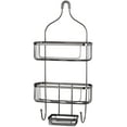 Home Basics Black Shower Caddy Large