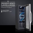 thumbnail image 2 of Refrigerador de vino Ivation para 12 botellas con cierre, 30 litros, 2 of 8