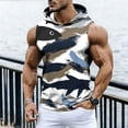 thumbnail image 2 of Gamivast Mens Sun Hoodie Zip up Regular Fit Sleeveless Cooling Hoodie Lightweight Soft Fabric Sun Protection Hoodie for Gym Workout And Athletic Outfits, 2 of 8