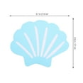 thumbnail image 2 of 20 piezas pegatinas para bañera, bañeras antideslizantes En forma de concha, peldaños de ducha de seguridad, pegatina adhesiva para baño, bañera, suelo de la ducha, 2 of 3