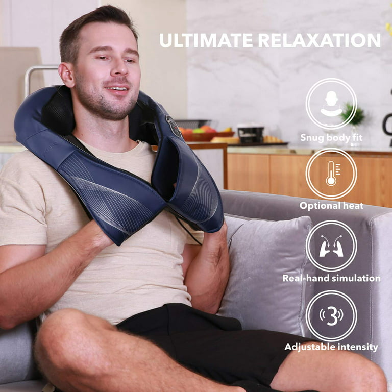 Naipo Shoulder & Neck Massager with Shiatsu Kneading Massage and Heat –  NAIPO
