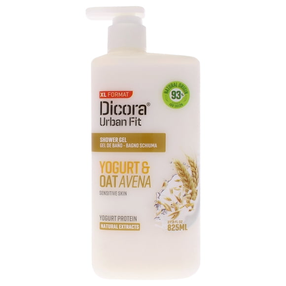 Shower Gel - Protein Yogurt and Oats Avena by Dicora Urban Fit for Unisex - 27.8 oz Shower Cream