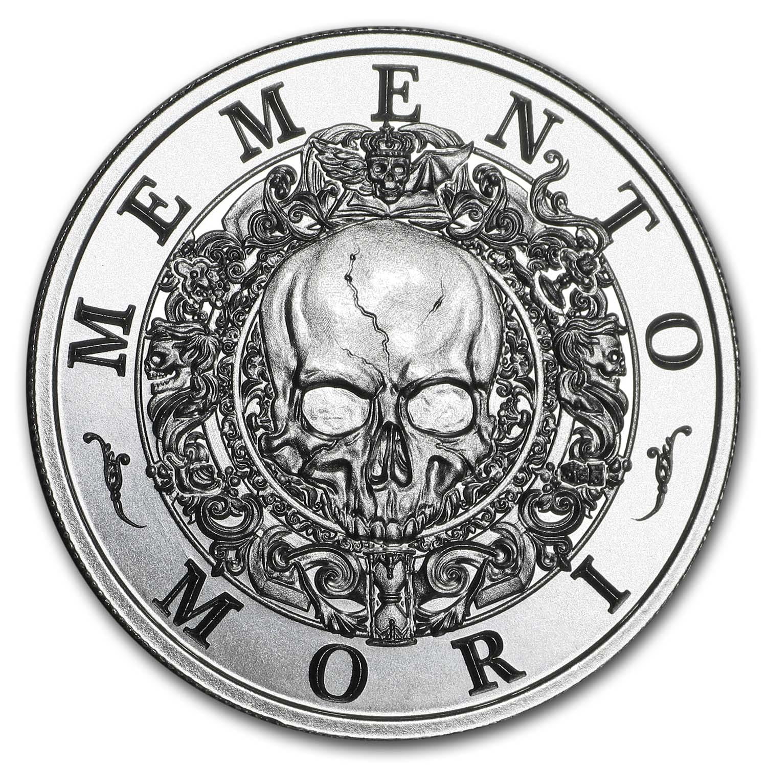 1 oz Silver Round - Memento Mori (Anonymous Mint) - Walmart.com